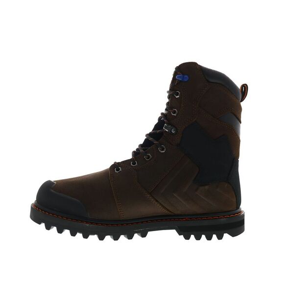 Hoss Mens Bronc 8 Inch Soft Toe Brown Boots (NWT) - Picture 5 of 7